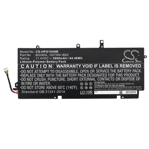 3900 mAh for HP BG06XL,BG06045XL,804175-1B1,804175-1C1,804175-181,805096-001,805096-005,HSTNN-IB6Z,HSTNN-Q99C