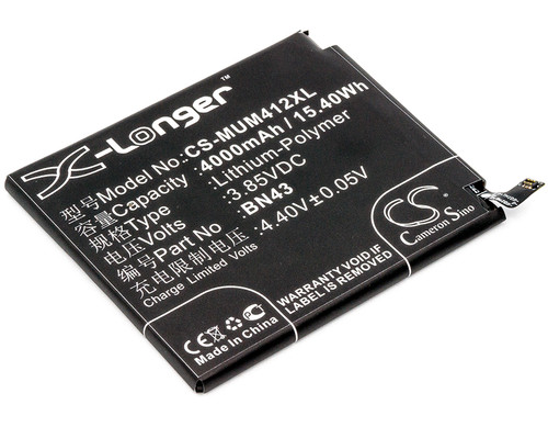 4000 mAh for Xiaomi BN43