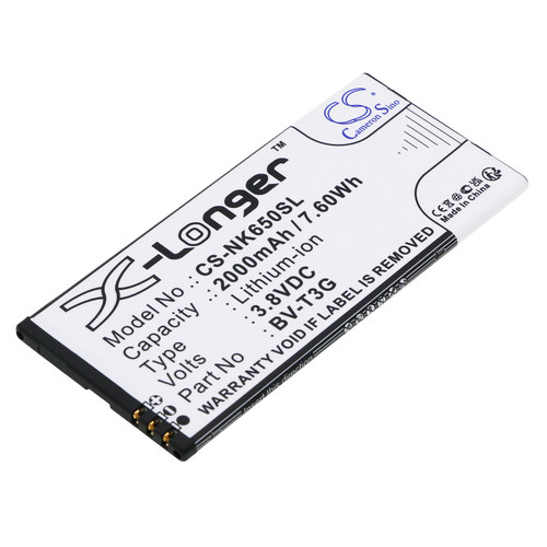 2000 mAh for Microsoft BV-T3G