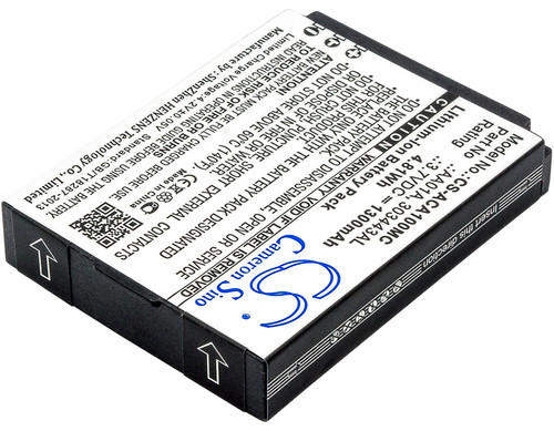 1300 mAh for ACTIVEON AA01A,303443AL