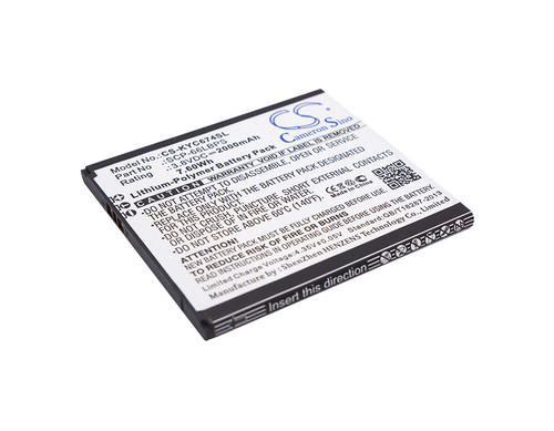 2000 mAh for Kyocera SCP-66LBPS,5AAXBT094GEA