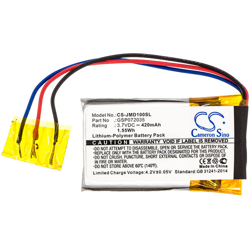 420mAh Battery for JBL Go, Go FF, JBLGOBLK