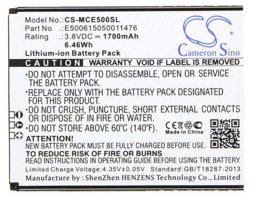 1700 mAh for Mobistel E500615050011476