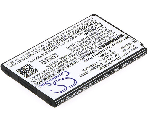 1700 mAh for LG BL-49JH,EAC63138801