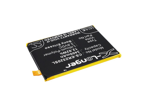 3400 mAh for Sony 1296-2635,LIS1605ERPC