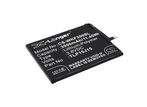 3000 mAh for Wiko TLP15J15,TLP15J30,TLP15L27,TLP16F14