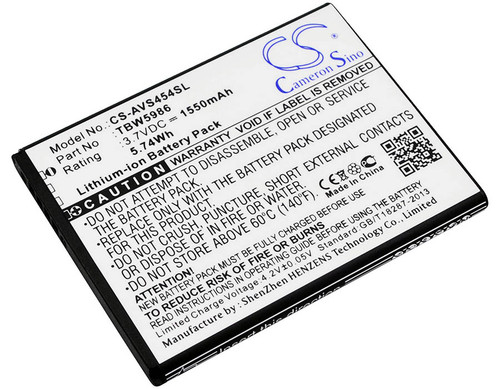 1550 mAh for Archos AC300CA,TBW5986