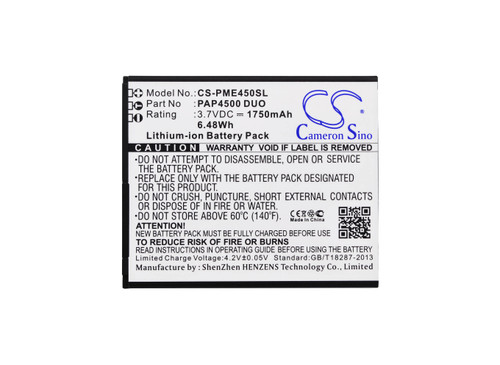 1750 mAh for Prestigio PAP4500 DUO