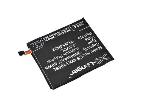 2000 mAh for Wiko TLE14E20,TLN14H22