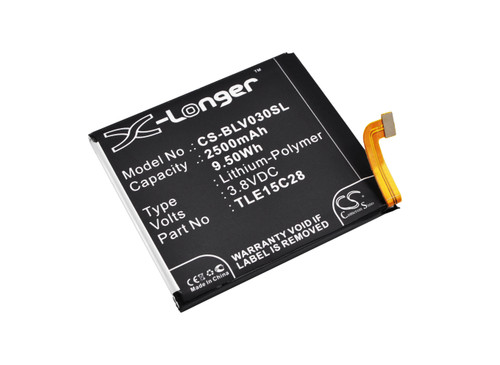 2500 mAh for BLU TLE15C28,TLE15H07,BAT-CV030,CA416063HV
