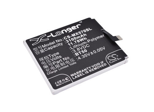 3100 mAh for MeiZu BT50