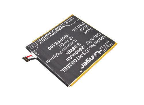 2600 mAh for HTC B0PF6100,BOPF6100,35H00232-00M,35H00232-01M
