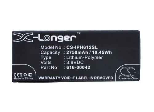 2750 mAh for Apple 616-00042