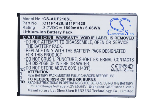 1800 mAh for Asus 0B200-01480200,B11P1428 (1CP5/51/71),C11P1428 (1CP5/51/71)