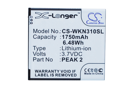 1750 mAh for Wiko PEAK 2,Cink Peax 2