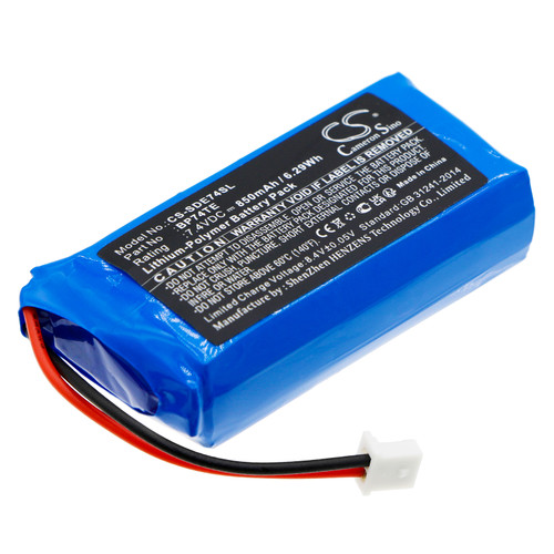 850mAh Replacement Battery for Dogtra Edge RT transmitter, EDGE transmitter, 2700T&B Remote Control, EDGE TX, BP74TE, BP74TE3P