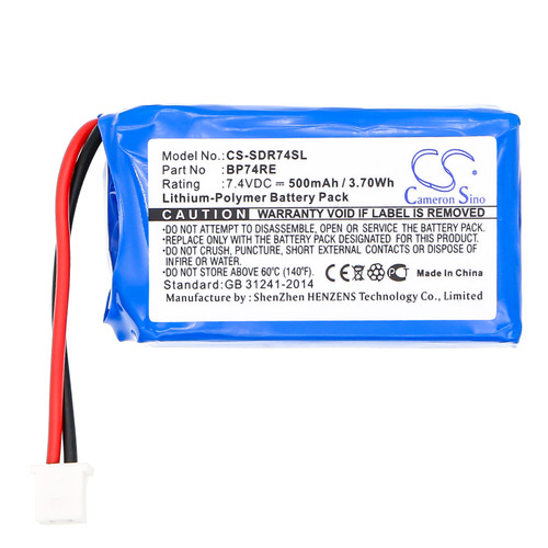 Replacement Battery for Dogtra Edge Collar, Edge Receiver, EDGE remote dog training Collar, Edge RT Collar, Edge RT Remote, EDGE RX, BP74RE