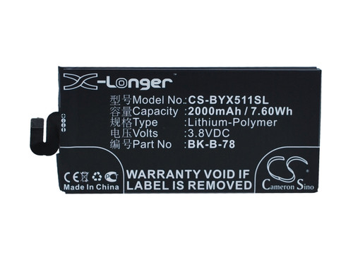 2000 mAh for BBK B-78,BK-B-78
