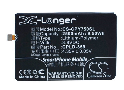 2500 mAh for Coolpad CPLD-359