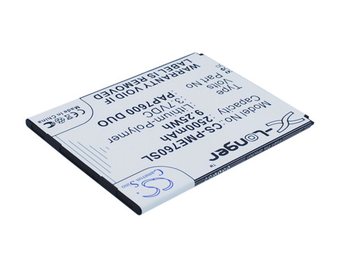 2500 mAh for Prestigio PAP7600 DUO