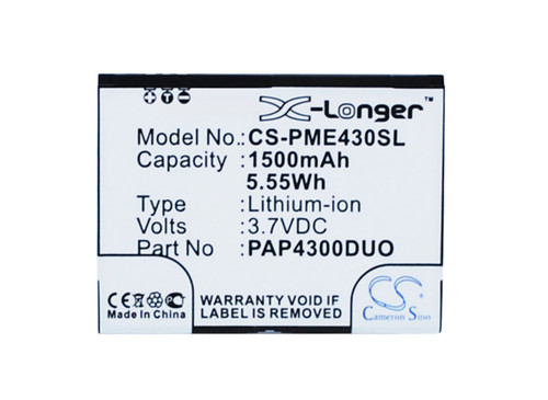 1500 mAh for Prestigio PAP4300DUO