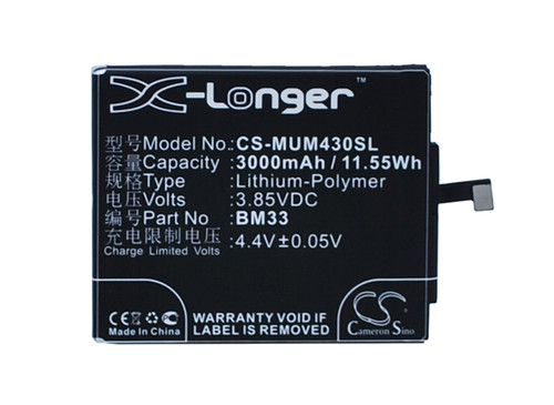 3000 mAh for Xiaomi BM33