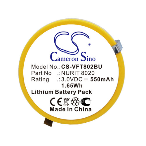 550 mAh for VeriFone NURIT 8020,802B-WW-M05