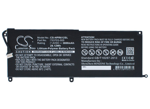 3800 mAh for HP KK04XL,753329-1C1,753703-005,775691-001,HSTNN-IB6E,HSTNN-UB6E