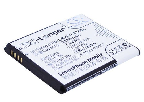 2000 mAh for K-Touch TBE5707B,TBL5995A