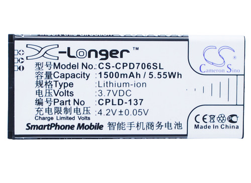 1500 mAh for Coolpad CPLD-137