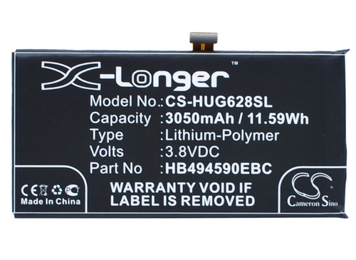 3050 mAh for Honor HB494590EBW