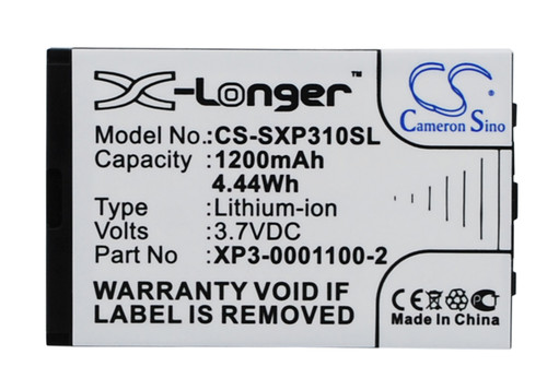 1200 mAh for Socketmobile XP3-0001100-2