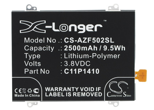 2500 mAh for Asus C11P1410,0B200-01210100