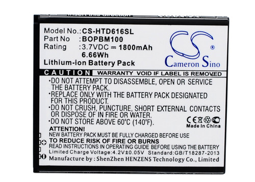 1800 mAh for HTC BOPBM100,701701000951