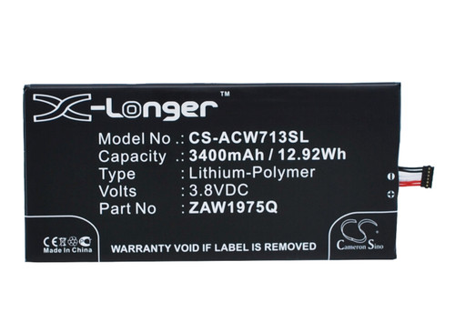 3400 mAh for Acer Aprilia,ZAW1975Q,ZWA1975Q,ZAW1975Q 1/ICP3/61/127