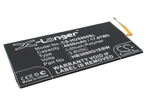 4650 mAh for Huawei HB3080G1EBC,HB3080G1EBW