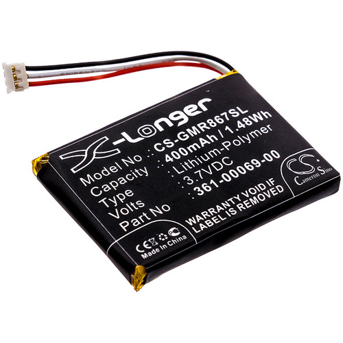 400 mAh for Garmin 361-00069-00