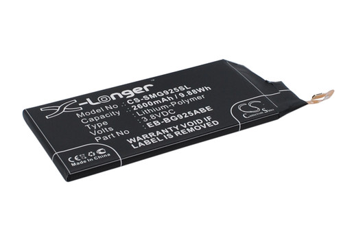 2600 mAh for Samsung EB-BG925ABA,EB-BG925ABE,GH43-04420A,GH43-04420B