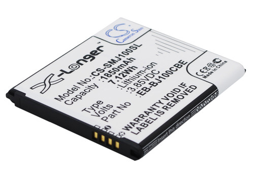 1850 mAh for Samsung EB-BJ100BBE,EB-BJ100BCE,EB-BJ100CBE,EB-BJ100CBZ,GH43-04412A