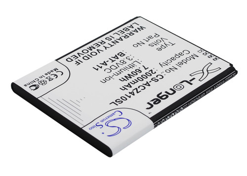 2000 mAh for Acer BAT-A11,KT.0010K.007,BAT-A11(1ICP5/51/62)