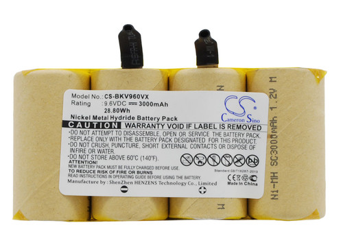 3000 mAh for Black&Decker DV9605