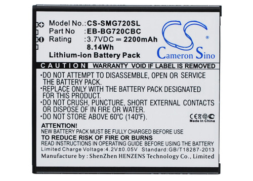 2200 mAh for Samsung EB-BG720CBC,EB-BG720CBK