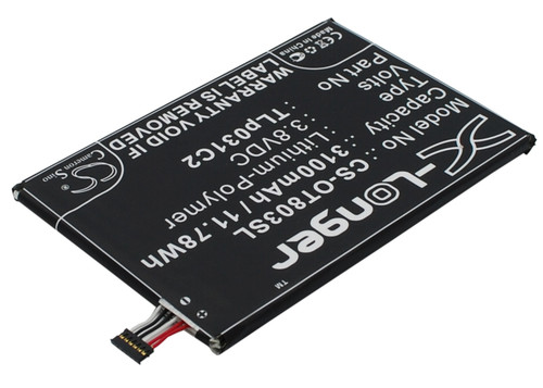 3100 mAh for Alcatel TLP031C1,TLp031C2