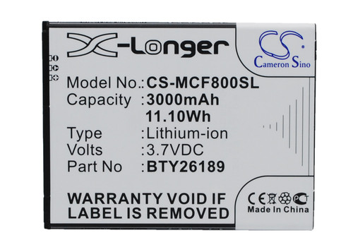 3000 mAh for Mobistel BTY26189,BTY26189Mobistel/STD