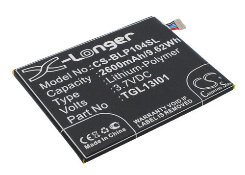 2600 mAh for BLU TLG13I01