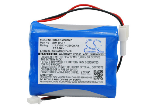 2600 mAh for Bionet BM-BAT-4,LS1865L220 3SIPMXZ