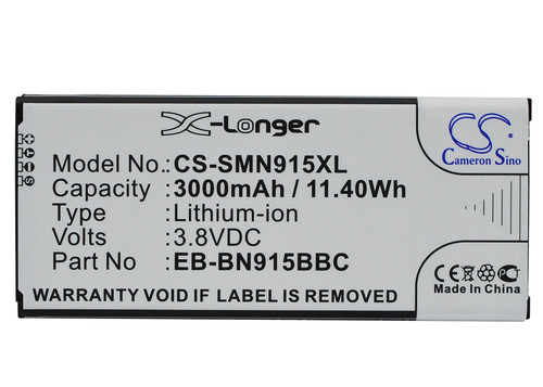 3000 mAh for Samsung EB-BN915BBC,EB-BN915BBE,EB-BN915BBK