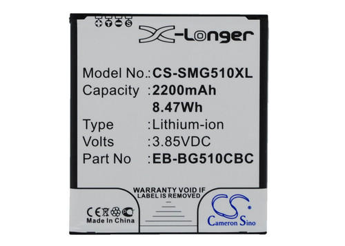 2200 mAh for Samsung EB-BG510CBC