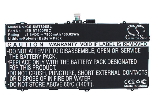 7900 mAh for Samsung EB-BT800FBC,EB-BT800FBE,EB-BT800FBU
