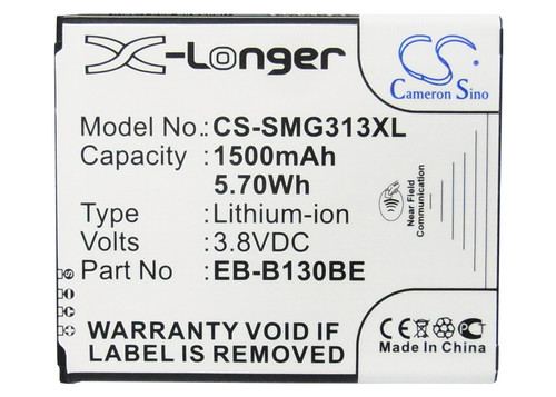 1500 mAh for Samsung EB-B130BE,EB-BG313BBE,GH43-04256A